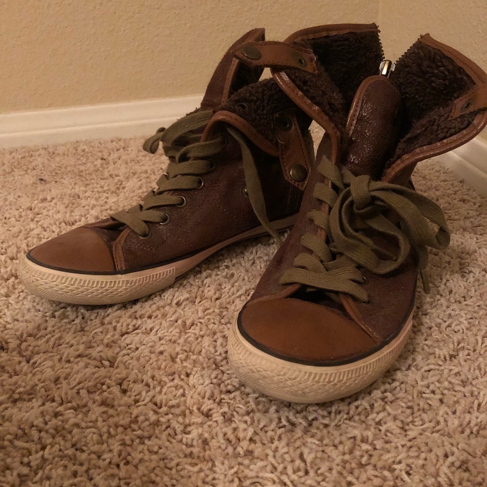 Aldo women leather shoes